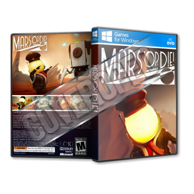 Mars or Die Pc Game Cover Tasarımı